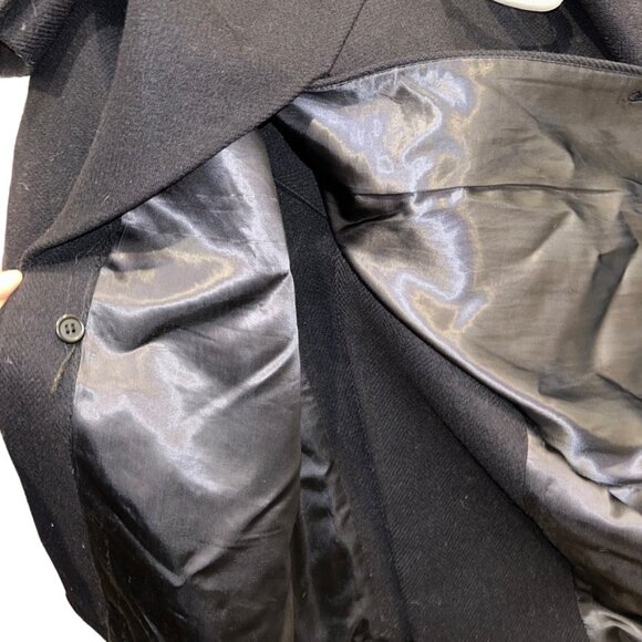 paul stuart blue wool classic mens overcoat 40 regular MINT CONDITION - Picture 6 of 7